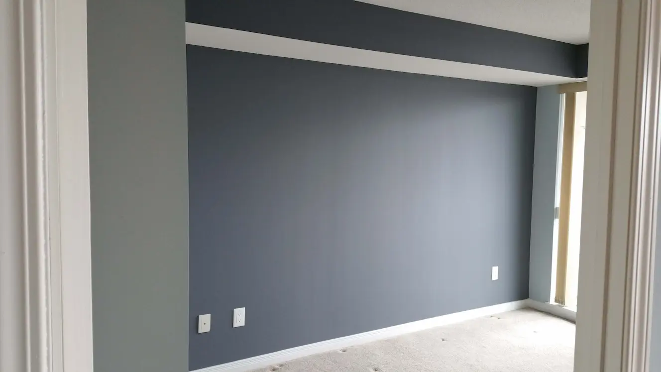 Condo painting project in Annex — Drywall repair + paint